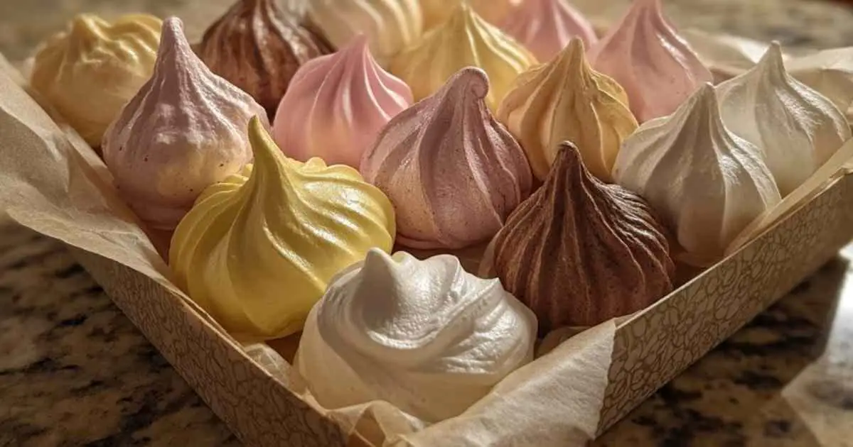 Préparation de la pâte à meringue pour mini-meringues parfumées