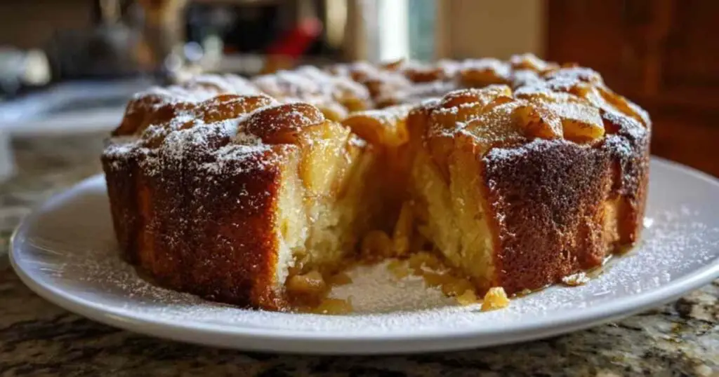 Gâteau aux Pommes et au Mascarpone 1 Préparation du gâteau aux pommes et mascarpone avec ingrédients