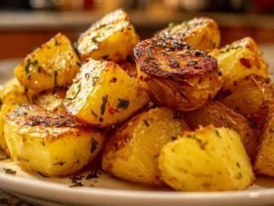 Pommes de terre au four croustillantes dorées et parfaitement cuites