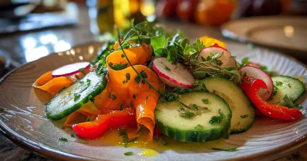 Salade Croquante à la Sauce Légère Citronnée 1 Vinaigrette au citron frais pour salade croquante