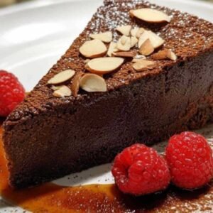 Gâteau Diabétique au Chocolat 3 Gâteau diabétique au chocolat moelleux sur assiette blanche