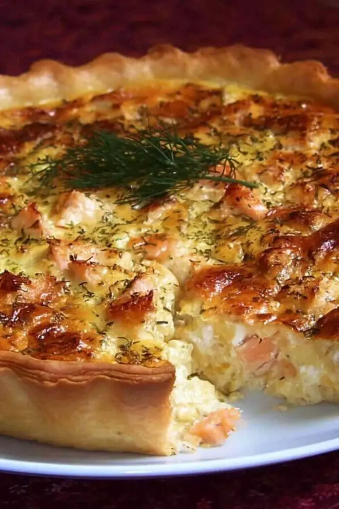 Quiche Crémeuse au Saumon Fumé 2 Quiche Cremeuse au Saumon Fume 1 Quiche Crémeuse au Saumon Fumé