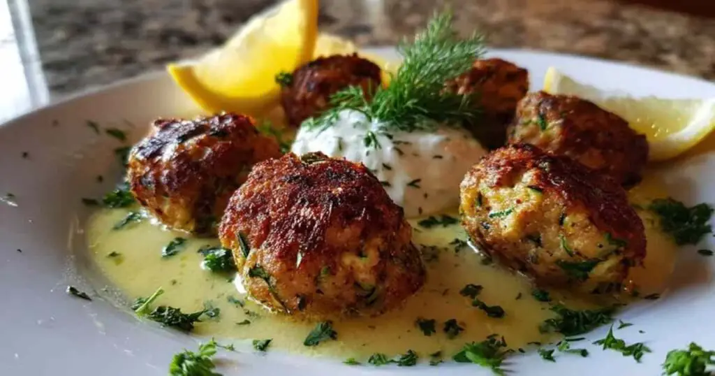 Boulettes de Courgette Airfryer 1 Boulettes de courgette dorées cuisant dans un airfryer