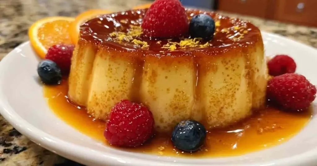 Flan Sans Sucre Diabétique 1 flan sans sucre diabétique fini texture crémeuse dessert léger