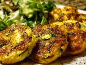 Galettes de courgettes et fromage