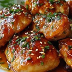 Poulet au Miel et à l'Ail 3 Filets de poulet dorés dans une poêle