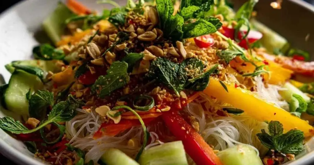 Salade Thaï Cacahuète 1 Vinaigrette asiatique sésame citron vert pour salade thaï