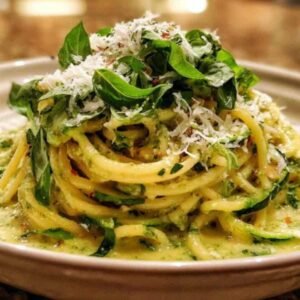 Spaghetti Crème de Courgette 3 Spaghetti Crème de Courgette – Recette Légère & Crémeuse