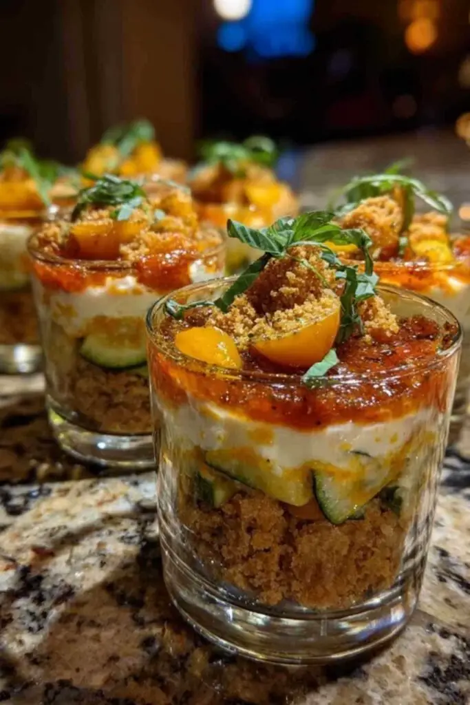 Ingrédients pour tiramisu salé - courgettes, feta, mascarpone et herbes fraîches