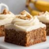 Barres à la Banane avec Glaçage au Fromage à la Crème