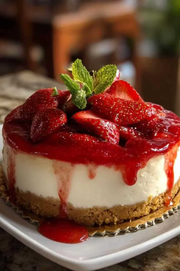 Cheesecake Fraise Croustillant Cheesecake Fraise Croustillant