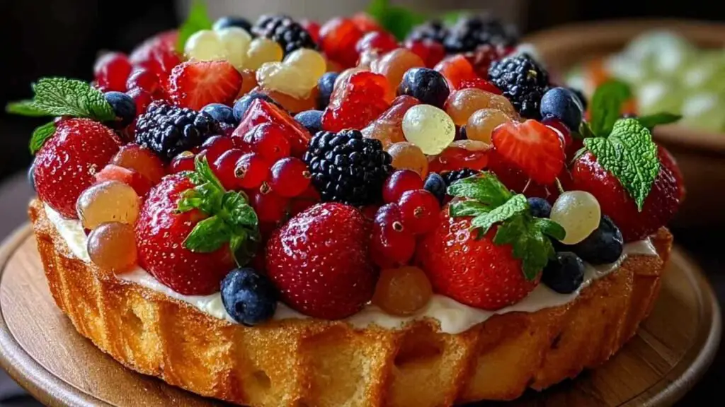 Gâteau aux fruits d'été 1 Gateau aux Fruits dEte 1 Gâteau aux fruits d'été