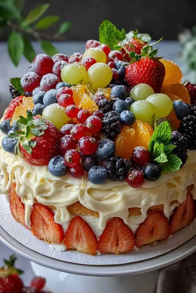 Gâteau aux fruits d'été 2 Gateau aux Fruits dEte Gâteau aux fruits d'été
