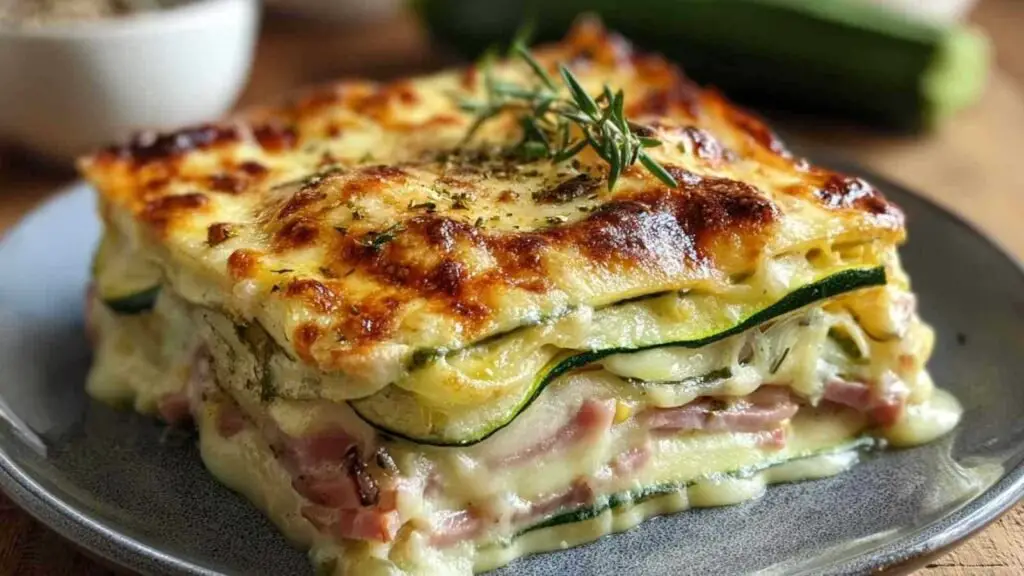 Lasagnes de Courgettes au Jambon 7 Etapes Faciles pour un Plat Sain 1 Lasagnes de Courgettes au Jambon