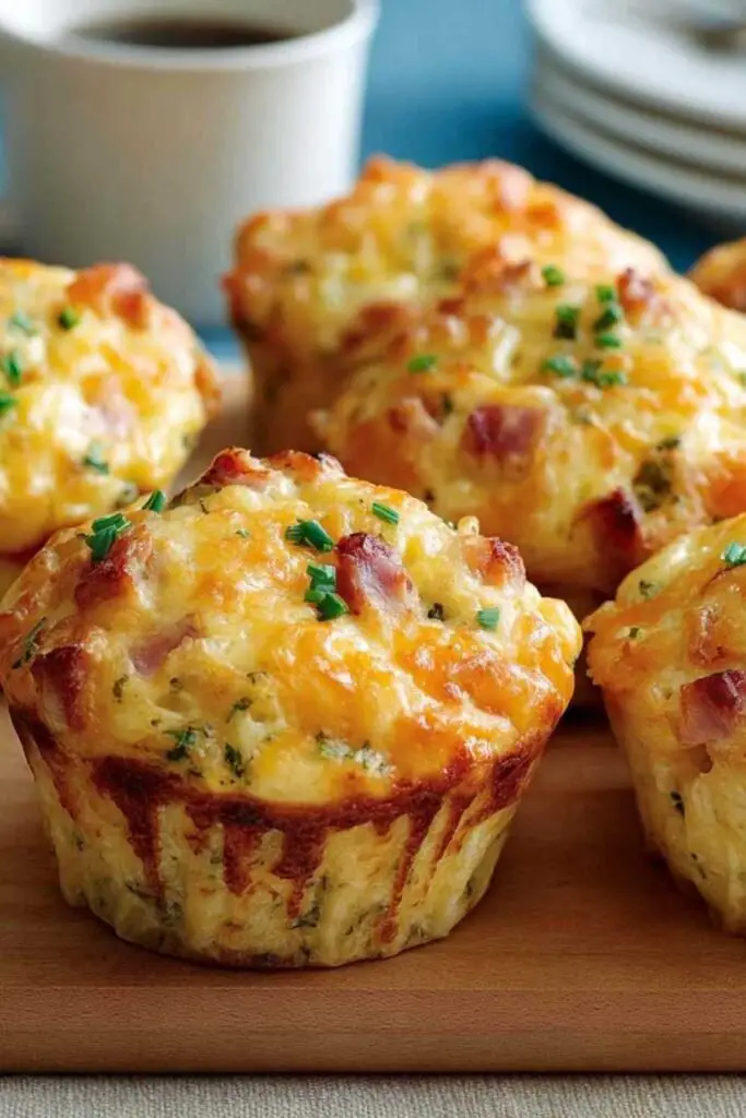 Muffins Dejeuner Jambon Fromage 12 Delicieux en 40 Minutes Muffins déjeuner jambon fromage
