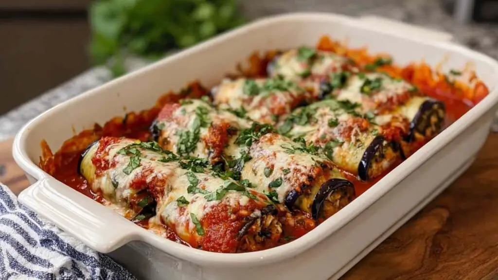 aubergines roulees saines recette proteines ricotta 1 Aubergines Roulées Saines