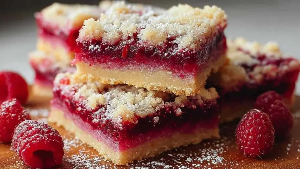 Barres aux framboises 1 barres framboises cuites four recette 1 Barres aux framboises