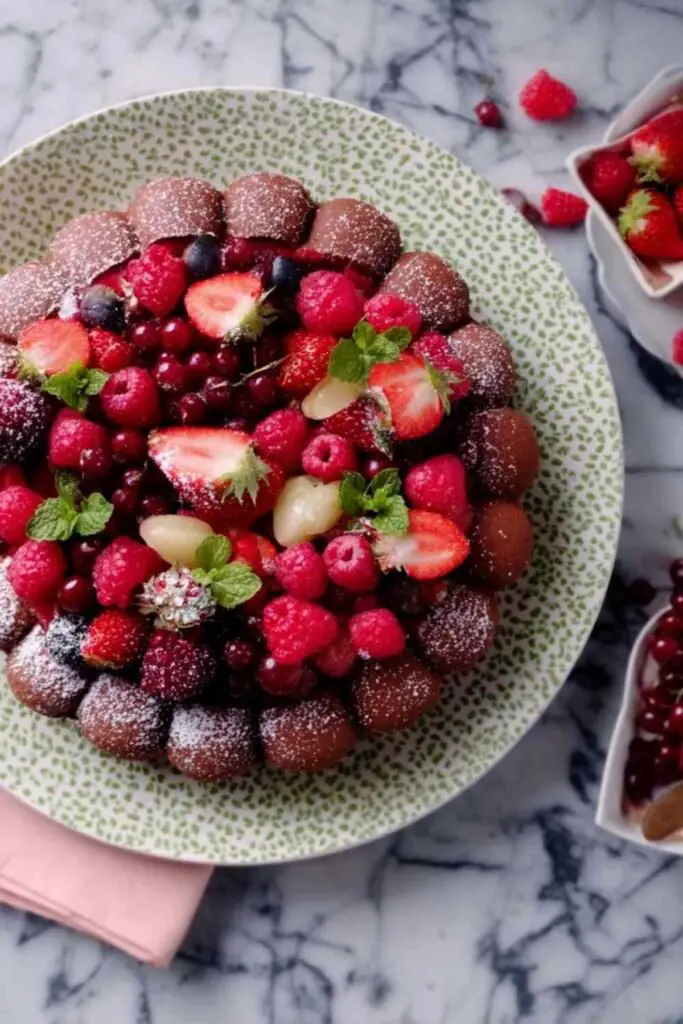 charlotte aux fruits rouges finie decoree Charlotte aux Fruits Rouges