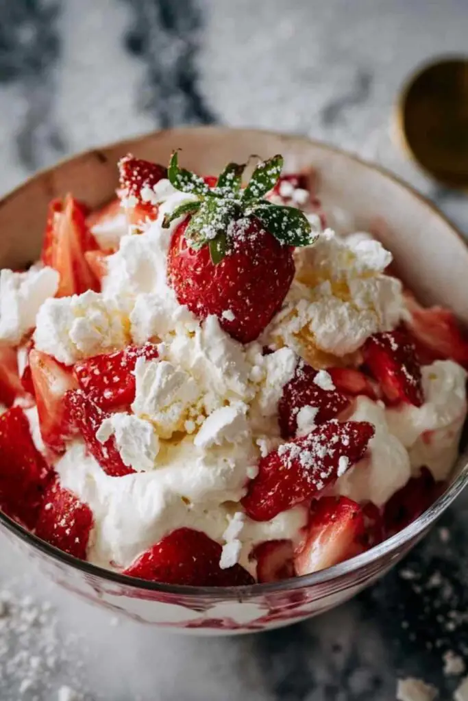 Eton Mess aux fraises 2 eton mess fraises coupes individuelles Eton Mess aux fraises