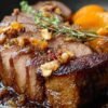 Filet Mignon de Porc à l'Orange et au Gingembre avec sauce caramélisée dorée