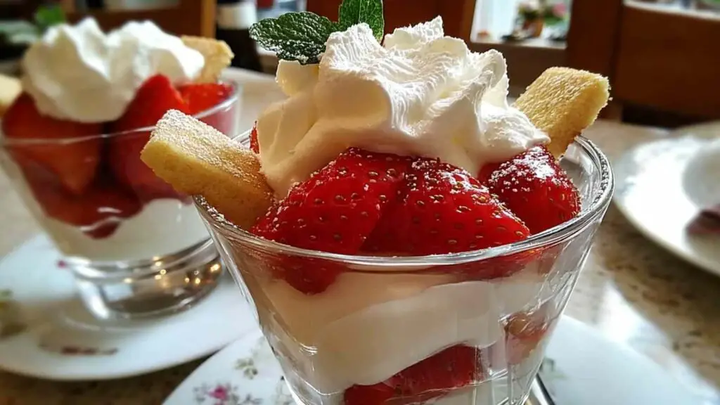 mascarpone aux fraises dessert italien express Mascarpone aux Fraises