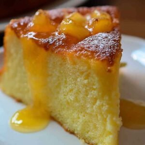Moelleux aux amandes et compote de pommes 2 Moelleux aux amandes coupé en parts avec compote de pommes visible
