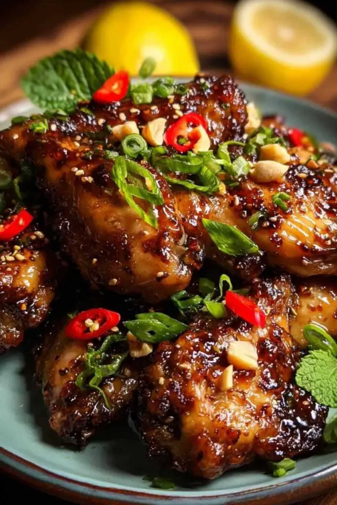 Poulet Citronnelle Vietnamien 2 poulet citronnelle vietnamien grille brochettes Poulet Citronnelle Vietnamien