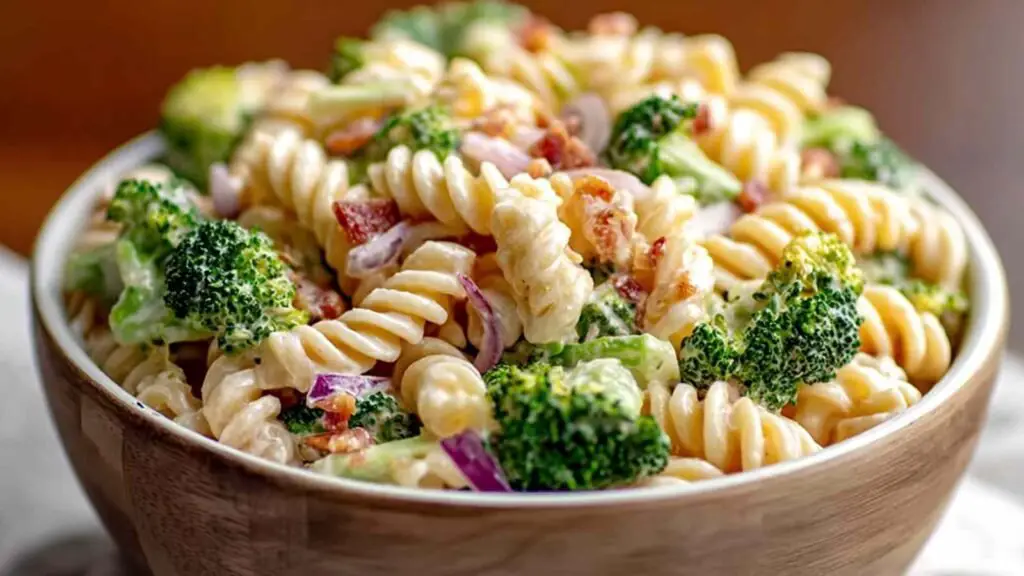 Salade de Pâtes au Brocoli 1 salade pates brocoli recette facile Salade de Pâtes au Brocoli