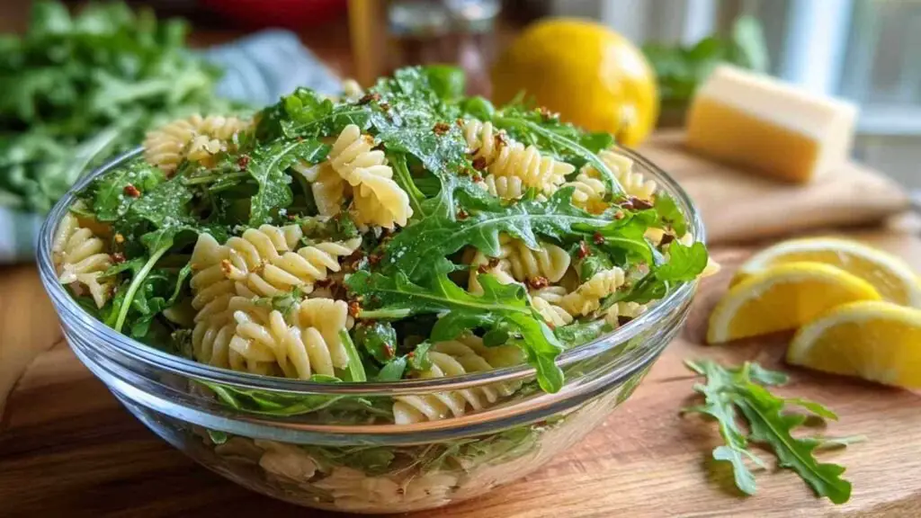 Salade de Pâtes au Citron et Roquette 1 salade pates citron roquette finale 1 Salade de Pâtes au Citron et Roquette