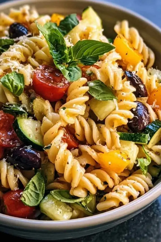 Salade de Pâtes aux Légumes 2 salade pates legumes coloree ete Salade de Pâtes aux Légumes