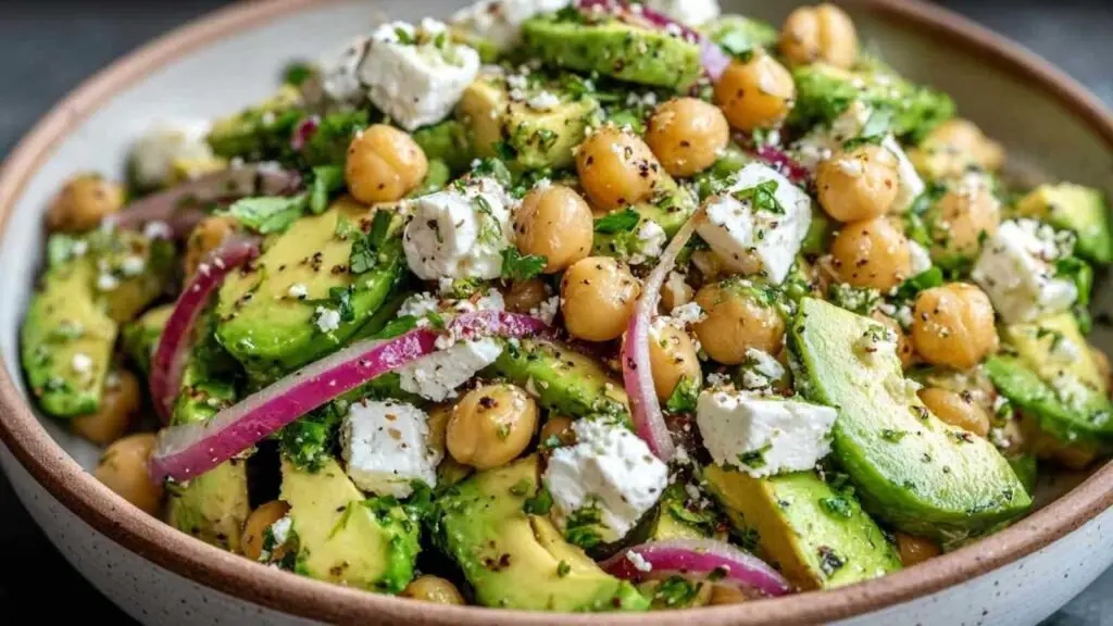 Salade de Pois Chiches Avocat Féta 1 salade pois chiches avocat feta complete 1 Salade de Pois Chiches Avocat Féta