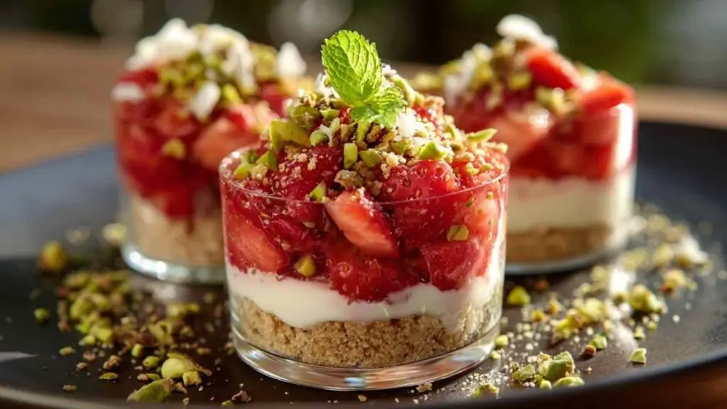 Tartare de Fraises Pistaches Sablés 1 tartare fraises pistaches sables dessert frais 1 Tartare de Fraises Pistaches Sablés