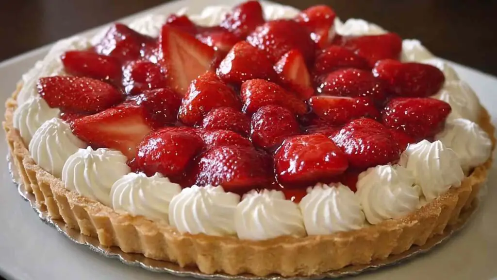 Tarte Fraises Chantilly 1 tarte fraises chantilly recette maison Tarte Fraises Chantilly
