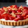 Tarte aux fraises et spéculoos sans cuisson avec crème mascarpone