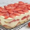 Tiramisu aux fraises mascarpone facile recette française dessert été