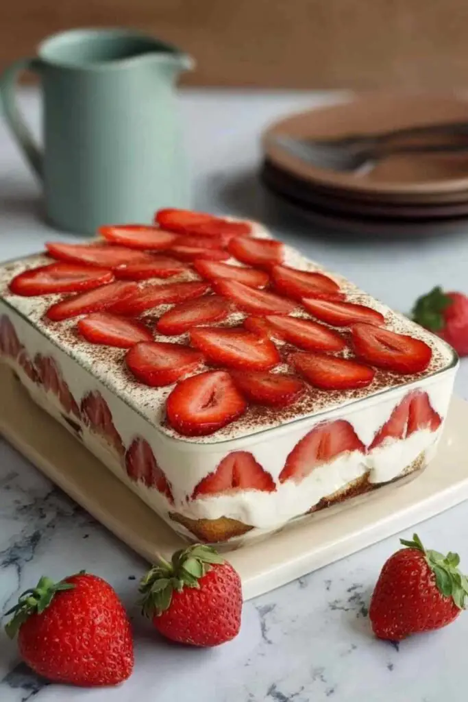 Tiramisu aux fraises mascarpone 2 tiramisu fraises mascarpone facile recette Tiramisu aux fraises mascarpone