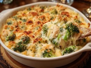 Gratin Poulet Brocoli: 1 plat irrésistible gratin-poulet-brocoli-cremeux