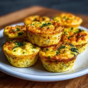 Bouchées d'Oeufs Riches: 12 Protéines Faciles 5 Gros plan sur une pile de bouchées d'œufs protéinées, garnies de persil frais.